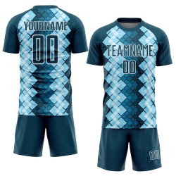 Geometric White US Jersey Navy Blue Uniform Custom Sublimation Shapes Soccer Geometric White US Jersey Navy Blue Uniform Custom Sublimation Shapes Soccer
