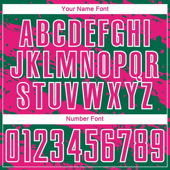 Soccer Pink-White Sublimation Hot Jersey Kelly Splash Green Uniform Custom Soccer Pink-White Sublimation Hot Jersey Kelly Splash Green Uniform Custom