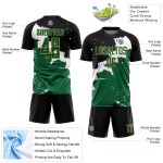 Green-Old Jersey Uniform Custom Sublimation Gold Soccer Kelly Spalsh Black Green-Old Jersey Uniform Custom Sublimation Gold Soccer Kelly Spalsh Black