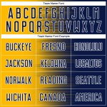 Uniform Jersey Soccer Custom Sublimation Gradient Gold-White Navy Line Uniform Jersey Soccer Custom Sublimation Gradient Gold-White Navy Line