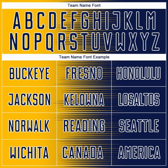 Uniform Jersey Soccer Custom Sublimation Gradient Gold-White Navy Line Uniform Jersey Soccer Custom Sublimation Gradient Gold-White Navy Line