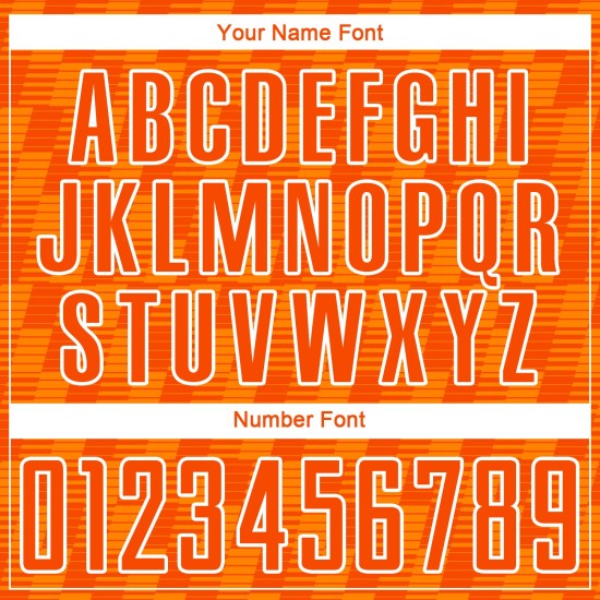 Sublimation Orange Soccer Jersey Custom Bay Orange-White Line Uniform Sublimation Orange Soccer Jersey Custom Bay Orange-White Line Uniform
