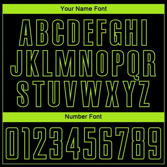 Black Neon Green Uniform Jersey Custom Sublimation Soccer Black Neon Green Uniform Jersey Custom Sublimation Soccer