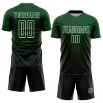 Sublimation Soccer Fragment Abstract Custom Art Uniform Green Black-White Jersey Sublimation Soccer Fragment Abstract Custom Art Uniform Green Black-White Jersey