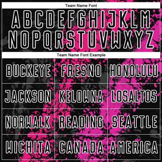 Soccer Dripping Pink Art Jersey Splatter Black Hot Custom Sublimation Uniform Pink-Deep Soccer Dripping Pink Art Jersey Splatter Black Hot Custom Sublimation Uniform Pink-Deep