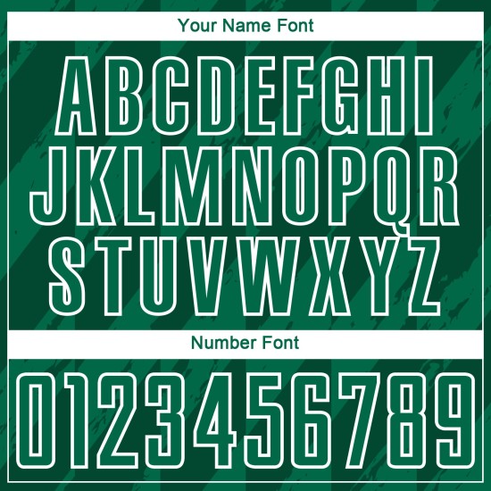 Custom Jersey White Soccer Green Geometric Shapes Sublimation Uniform Kelly Custom Jersey White Soccer Green Geometric Shapes Sublimation Uniform Kelly