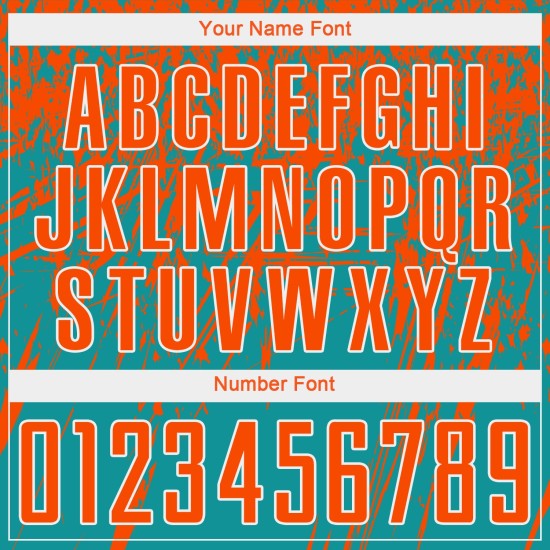 Jersey Teal Soccer Sublimation Orange-White Uniform Custom Jersey Teal Soccer Sublimation Orange-White Uniform Custom