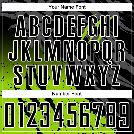 Neon Jersey Custom Sublimation Black Soccer Scratch Uniform Green-White Splash Gradient Neon Jersey Custom Sublimation Black Soccer Scratch Uniform Green-White Splash Gradient