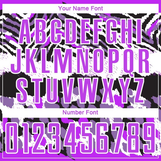 Black-White Soccer Purple Animal Sublimation Custom Print Jersey Uniform Black-White Soccer Purple Animal Sublimation Custom Print Jersey Uniform