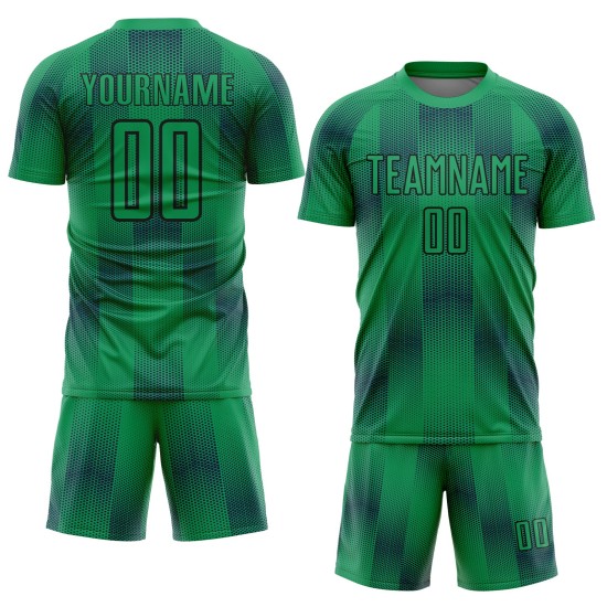 Uniform Black Jersey Green Kelly Shapes Soccer Sublimation Geometric Custom Uniform Black Jersey Green Kelly Shapes Soccer Sublimation Geometric Custom
