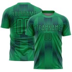 Uniform Black Jersey Green Kelly Shapes Soccer Sublimation Geometric Custom Uniform Black Jersey Green Kelly Shapes Soccer Sublimation Geometric Custom