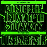 Sublimation Black Lightning Custom Jersey Uniform Soccer Green Aurora Sublimation Black Lightning Custom Jersey Uniform Soccer Green Aurora